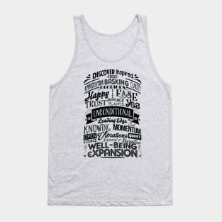 ABC FEEL GOOD Abraham-Hicks Inspired Typography Law of Attraction Tank Top
